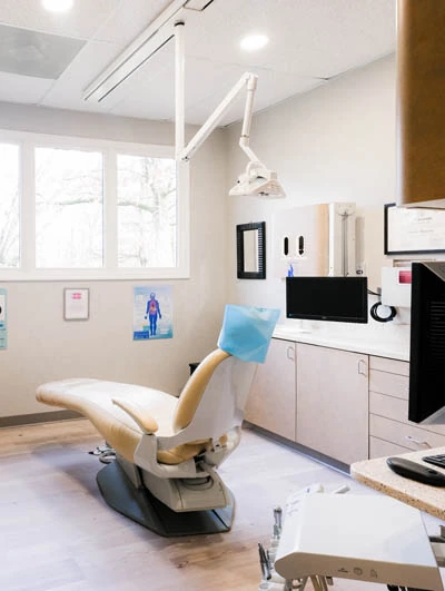 dental exam room at Strive Dental Studio